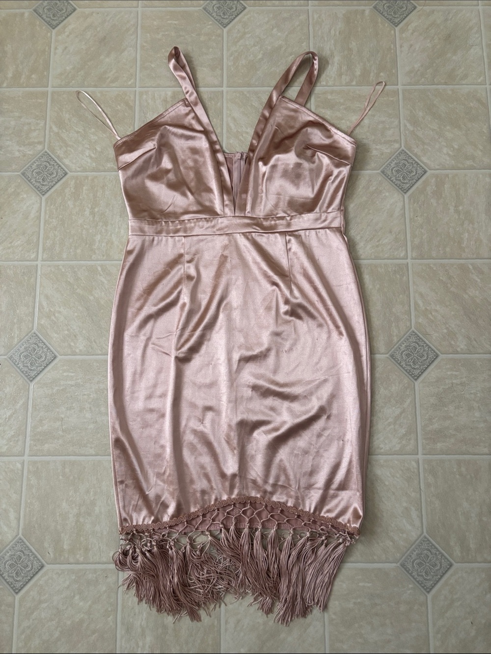 Nasty Gal Fringe Dress NWT
